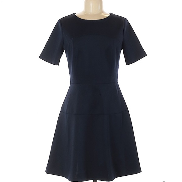 CeCe Navy Fit & Flare Dress - Picture 2 of 5